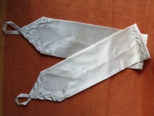 Brauthandschuhe ohne Finger hellcreme ivory 31 cm elastisch