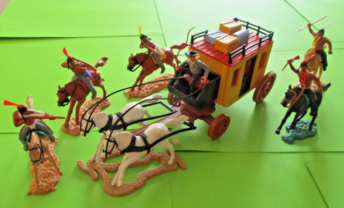 Timpo toys postkutsche mit - toys,