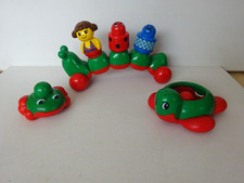 Lego Duplo Primo Raupe Frosch Schildkröte Rassel Rasselsteine 6 Teile