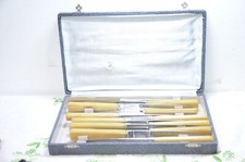 12 Teile altes Messer mit Horn