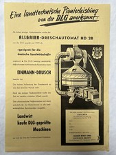 ALLGAIER Dreschautomat HD 28