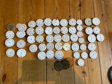 Uhrmacher Nachlass antik Uhrenblätter Pendel Uhrwerk