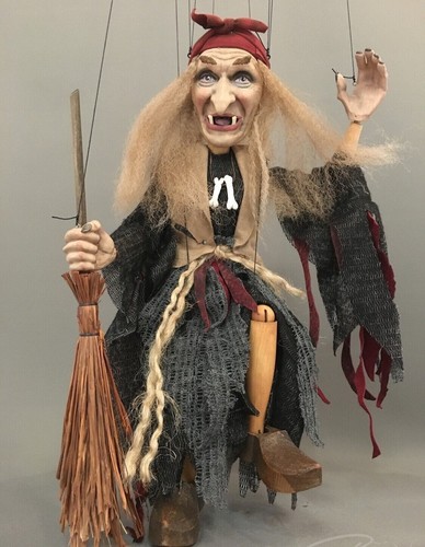 Czech folk art marionette - czech, hexe