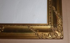 Älterer bilderrahmen - Goldrahmen -  28 x 35 cm = Außenmaß