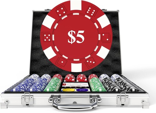 Poker set mit 500 - poker, chips