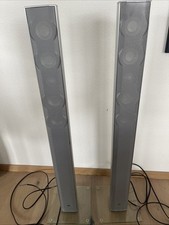 ELAC Cinema Pipe Aluminium-Silber Standlautsprecherpaar Top Erhalten 