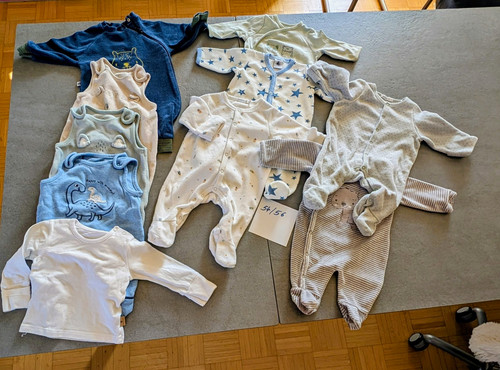 Baby strampler set 56 - baby, gr.