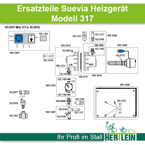Ersatzteile suevia heizgerät - suevia,