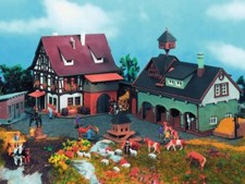 Bauernhof Hof, Viehstall Und