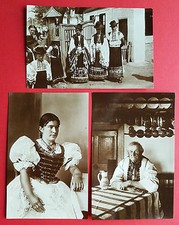 3 x Foto AK UNGARN Typen