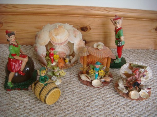 Vintage elfe pixie muschel - vintage,