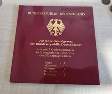BRD Gedenkmünzen 5 x 10 DM