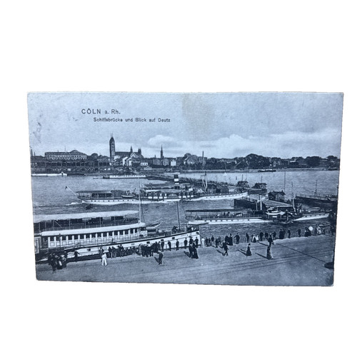 Postkarte köln rhein - ak,
