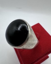 Siegelring mit Mattem Onyx