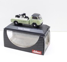 Schuco 03329 Tempo Matador Tieflader mit Krad Victoria Bergmeister  1:43 lf1885
