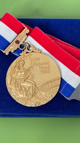 Olympische goldmedaille 1988 - goldmedaille,