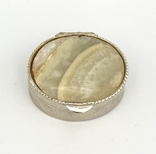 Vintage Pillendose Onyx Marmor