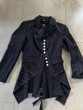 High Use Tech Claire Campbell Blazer D38 Neu Ultimatum Nadelstreifen 