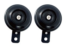 2x Hupe 6,5cm 12V Schwarz