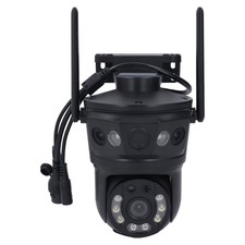 Pan Tilt WiFi -Überwachungskamera KI -Bewegungserkennung Drei Objektiven Outdoor