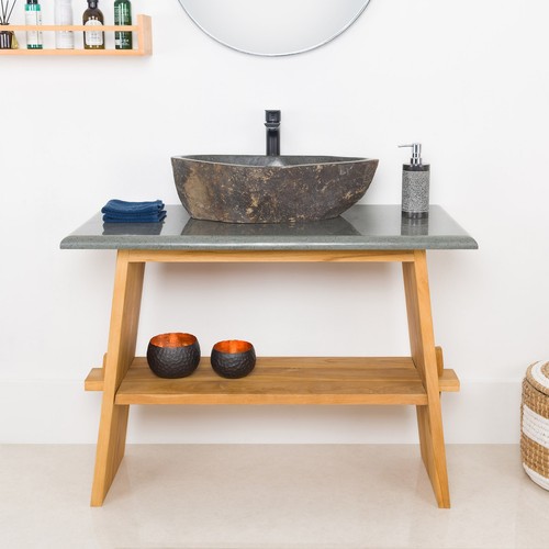 Teakholz waschtisch 100 mit - waschtisch, cm