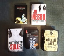 5 versch. Thriller, Krimis