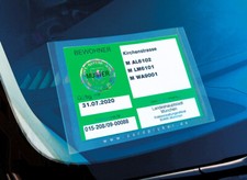 Parkausweis Halter Hülle Arzt Hebamme Sozialer Dienst selbsthaftend ADAC geprüft