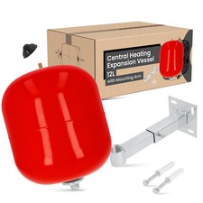 Heizung Ausdehnungsgefäß Druckbehälter Druckkessel 12l Überdruckventil Halterung