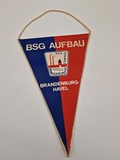 BSG Aufbau Brandenburg / Havel Wimpel Fußballwimpel Verein Stadt 32cm groß DDR
