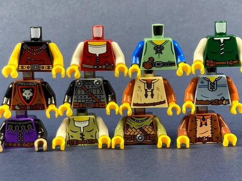 Lego torso ritter bauer - ritter, magd