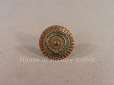 147862: SACHSEN Schirmmützen Kokarde für Offiziere aus Buntmetall weiß/grün/weiß