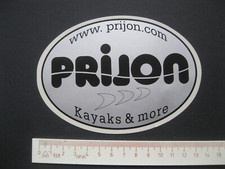PRIJON Kayaks & more Sticker Aufkleber Reklame Werbung