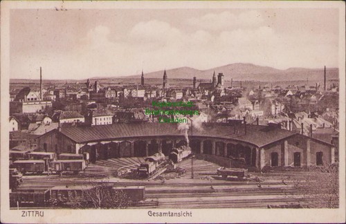 157699 zittau bahnhof - ak,