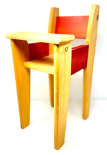 Puppen Hochstuhl ~ Holz natur