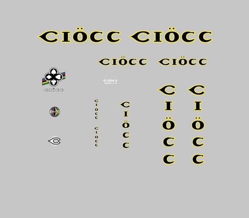 Ciocc bicycle decals transfers - bicycle,