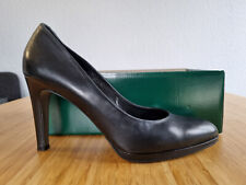 Andrea Manueli schwarze Leder Pumps, Gr.41