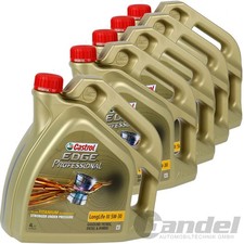 5x 4L CASTROL EDGE