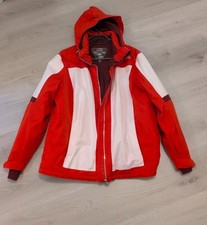 Sportlicher Cooler Skianzug Zweiteiler Von Maier Sports In Rot Weiß Gr. 46