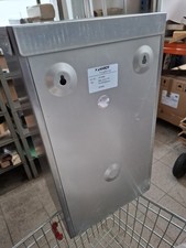 SANTRAL Abfallbehälter Edelstahl offen Wand oder Stand 22 Liter mit Beutelhalter