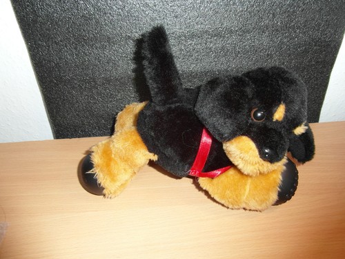 Rottweiler hund plüschtier - hund,