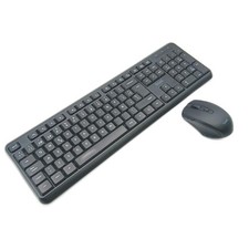 Trust Tastatur und Maus Computer Zubehör Ymo Pack Kabellos QWERTY Spanisch Layou