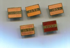 5 I.-Spangen Für hervorragende Leistungen im Wettbewerb  Aktivist  ab 1952