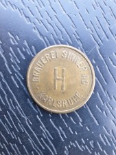 alte Biermarke Brauerei Sinner A.G. Karlsruhe H