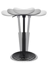 Stehhocker Stehhilfe Drehhocker Schreibtischstuhl Topstar Sitness H2 grau