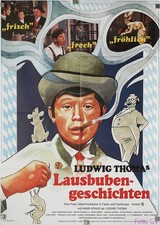 Plakat Lausbubengeschichten 1964 Hansi Kraus, Beppo Brem, Harald Juhnke, Thoma