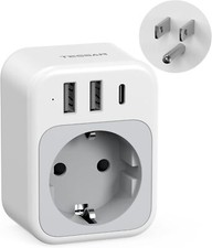 4 in 1 Reiseadapter mit 1 USB