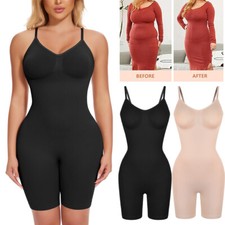 Damen Bauchkontrolle Shapewear Bodysuit Stark Formend Abnehmen Miederbody Shaper