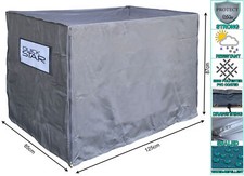 QUICK STAR Gitterbox Abdeckung 125x85x87cm Grau Schutzhaube Versandtasche