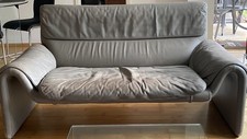 Leder Sofa 2-Sitzer Schweizer