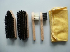 Schuhputzset Schuhbürsten 5-teilig Schuhpflege Putzzeug